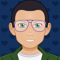 man with glasses avatar